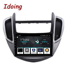 Idoing 9"Car Stereo Android Auto Radio Multimedia Player For CHEVROLET TRAX 2014-2016 4G+64G Head Unit GPS Navigation No 2 Din 2024 - buy cheap