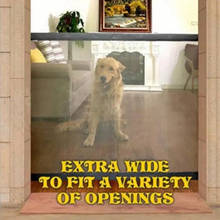 Cercas de puerta plegable para perros y mascotas, Protector de seguridad portátil, protección interior y exterior, puertas de seguridad para perros y gatos, mascotas 2024 - compra barato
