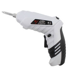 White Mini Multifunctional Electric Screwdriver Reversible Electric Screwdriver Rechargeable Lithium Electric Drill Household 2024 - buy cheap