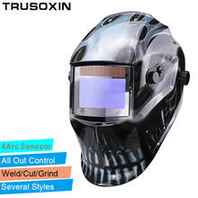 Out Adjust Big View Eara 4 Arc Sensor Grinding Cutting Solar Auto Darkening TIG MIG MMA Welding Mask/Helmet/Welder Cap/Face Mask 2024 - buy cheap