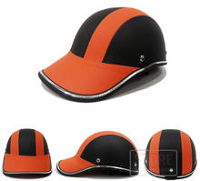 Unisex Motorcycle Half Face Helmet Bike Cycling Helmet casco Protective ABS Leather Baseball Cap gorras de beisbol 2024 - buy cheap