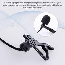 New Professional Portable External 3.5mm Hands-Free Mini Wired Collar Clip Lapel Lavalier Microphone For PC Laptop Lound Speaker 2024 - buy cheap