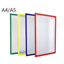 Quadros de imagem magnéticos coloridos a5 foto ímãs photoframe pvc decoração para casa moderna moldura magnética 2024 - compre barato