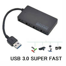 4-Port high speed hub USB 3.0 Hub 5Gbps Portable for PC Mac Laptop Notebook Desktop 2024 - buy cheap