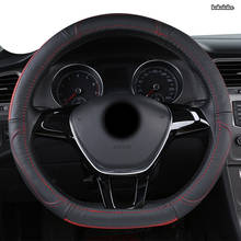 kokololee  Leather Car Steering Wheel Cover For Suzuki Vitara Swift Jimny SX4 S Cross Dzire Celerio Ertiga APV 2024 - buy cheap