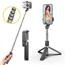 L03 Wireless Bluetooth Selfie Stick For IPhone IOS Android Foldable Handheld Monopod Extendable Mini Aluminum Alloy Tripod New 2024 - buy cheap