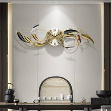 Relógio de parede moderno, design eletrônico, dourado, criativo, moderno, decoração para cozinha, sala de estar 2024 - compre barato