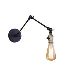 Lâmpada de ferro flexível com interruptor, suporte de lâmpada e27 110-240v para cozinha, quarto, cabeceira, iluminação interna 2024 - compre barato