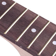 Kit de guitarra elétrica sem acabamento, faça você mesmo, placa de dedo de madeira, peças de pescoço 2024 - compre barato
