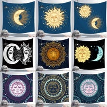 Tapeçaria psicodélica, configuração cosplay preta sol god apollo boho astrologia ouija mágica magia misteriosa adivinhação psídica 2024 - compre barato