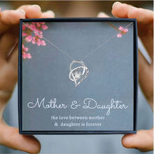 Mother Daughter Necklace  i love you to the moon and back Heart Necklace Mothers Day Jewelry Birthday Gift 2024 - buy cheap