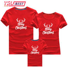 Camiseta de Navidad a juego para la familia, atuendos de aspecto a juego para familia, padre, madre e hija, hijo, Papá Noel, Año Nuevo, 2020 2024 - compra barato