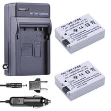 2x bateria LP-E8 battery lp e8 lpe8 +EU Adapter Car charger for Canon EOS 550D 600D 650D 700D X4 X5 X6i X7i T2i T3i T4i T5i DSLR 2024 - buy cheap