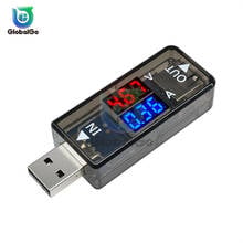 Dual Display USB Tester 5V 12V Red Blue Digital Voltmeter Ammeter Car Voltage Meter Detector Monitor Power Bank Charger Doctor 2024 - buy cheap