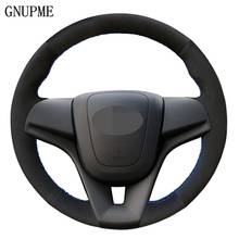 DIY Black Suede Car Steering Wheel Cover for Chevrolet Cruze 2008-2015 Aveo Orlando 2009-2015 Holden Cruze 2010 Ravon R4 2016 2024 - buy cheap
