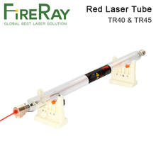 Tubo 40w 45w do laser do co2 de fireray diâmetro. 50 80mm com tubo de vidro do ponto vermelho para o corte e a máquina de gravura do laser do co2 2024 - compre barato