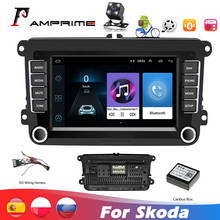 AMPrime-radio con GPS para coche, reproductor Multimedia con Android, 2 Din, 7 pulgadas, para VW/Volkswagen/Passat/POLO/GOLF/Skoda/Seat 2024 - compra barato