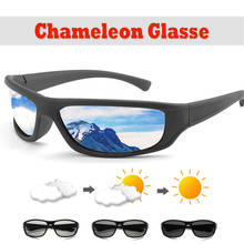 Polarized Photochromic Glasses Men Chameleon Discoloration Sunglasses for Male Change Color Driving Sun Glasses Sport Eyewear 2024 - buy cheap