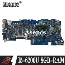 Akemy UX305UA Laptop Motherboard For Asus UX305UA UX305U U305U mainboard 100% test OK I5-6200U 8GB-RAM 2024 - buy cheap