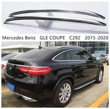 Portaequipajes de aleación de aluminio para mercedes-benz, barras de portaequipajes, bastidores de barras superiores, cajas de rieles, para Mercedes Benz GLE COUPE C292 2015-2021 2024 - compra barato