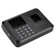 Fingerprint Attendance Machine LCD Finger Scanner Time Card Clock Employee Checking-In Recorder 2024 - buy cheap