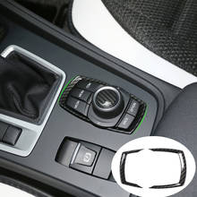 Углеродное волокно Стиль ABS мультимедиа переключатель чехол накладка для BMW 118i 120i 125i на возраст 1, 2, 3, 4, серия F20 F30 F31 F33 F35 GT 2013-2019 аксессуары 2024 - купить недорого
