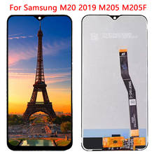 AAA+ 6.3'' M20 LCD For Samsung Galaxy M20 2019 LCD Display With Frame Digitizer Assembly SM-M20 2019 M205 SM-M205 M205F LCD 2024 - buy cheap