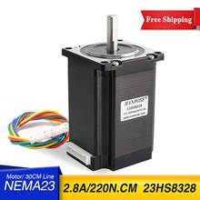 Nema23 Stepper Motor 57x83mm 2.8A 2.2N.m NEMA 23 23HS8328 315 Oz-in for 3D printer CNC engraving milling machine 2024 - buy cheap