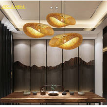 Chinese Retro Bamboo Lamp Pendant Lights Lighting Restaurant Rattan LED Pendant Lamp Kitchen Hanging Lamps Decor Light Fixtures 2024 - buy cheap