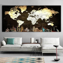 Full Round Diamond Embroidery world map 5D Diy Diamond Painting Full Square Mosaic Rhinestone Home Decor Gift Needlework 2024 - buy cheap