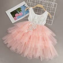 Summer Kids Dresses For Girls Sleeveless Party Princess Dress Toddler Birthday Girls Vestidos Children Tutu Dress Clothes 2024 - buy cheap