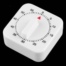 White Plastic Body With Metal Mechanisms 60 Minute Mechanical Kitchen Cooking Timer Food Preparation Baking Alarm Clock 2024 - buy cheap