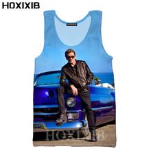 Hoxib camiseta com estampa 3d, estampa de rock, faz cantoras, estilo harajuku, sem mangas, para mulheres e homens 2024 - compre barato