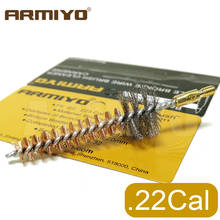 Armiyo .223Cal 5.56mm Gun Cleaning Swabs Chamber Cotton Brush Rifle Barrel Mop Brush for ar m4 Hunting Accessories Thread 8-32 2024 - buy cheap