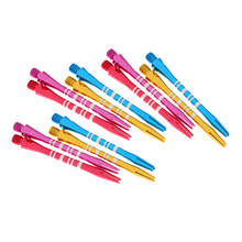 12 Pieces 52mm 2BA Aluminum Medium Darts Shafts  Stems Throwing -4 Color 2024 - buy cheap