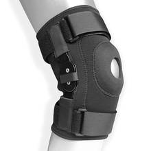 Rodillera con bisagras, soporte estabilizador de rótula lateral con correa, Almohadillas protectoras deportivas para protección de rodilla y alivio del dolor 2024 - compra barato