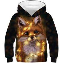 New 2020 Christmas Children Fashion 3D Hoodies Lovely Dog Snowman Print Boys Girls Hooded Sweatshirts With Pocket Kids Pullovers 2024 - buy cheap