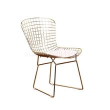 Cadeira design criativa em ferro forjado, estilo nórdico, iluminação casual, café, maquiagem, cadeira de jantar vermelho 2024 - compre barato