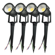 4 pcs 3W 5W COB Outdoot Waterproof Led Garden Lamp 110 V 220V DC12V Outdoor Lighting Garden Light Landscape LED Spotlight 2024 - buy cheap