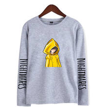 2021 Horror Adventure Game Little Nightmares Long Sleeve T-shirt Women Men Unisex O-neck Pullovers Unisex Hip Hop Clothes 2024 - buy cheap