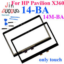 Tela de toque de alta qualidade para hp pavillon x360 14m-ba 14 ba, painel de vidro digitalizador de substituição 2024 - compre barato