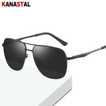 Metal Frame Sun Glasses Stylish Driving Travelling Sunglasses Male Polarized Sun glasses Classic Shades Oculos De Sol 201935 2024 - buy cheap