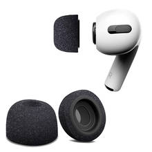 Fones de ouvido airpods pro, fones de ouvido com espuma de memória de silicone para apple, acessórios de substituição 2024 - compre barato