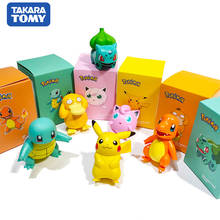 POKEMON Charmander Cleffa Pikachu Bulbasaur Squirtle Psyduck Pocket Monster Poke Model Action Figure One Piece Toy For Kids gift 2024 - buy cheap