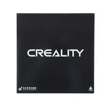 Creality 3D-Plataforma de placa de vidrio de silicio de carbono, superficie de construcción para CR-10S5, MK2, MK3, cama caliente, piezas de impresora 3D, Ultrabase, 510x510x4mm 2024 - compra barato