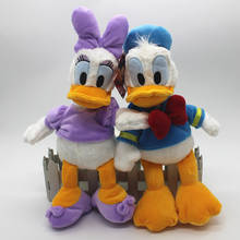 Disney 32 см Дональд Дак и Дейзи утка Плюшевые игрушки Мягкая кукла для детей подарок на день рождения 2024 - купить недорого