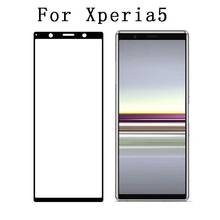 3D закаленное стекло из алюминия для Sony Xperia 5 Полное покрытие 9H защитная пленка Защита экрана для Sony Xperia5 2024 - купить недорого
