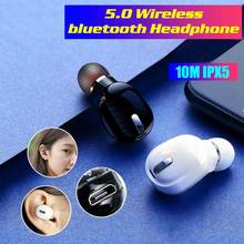 Mini fone de ouvido sem fio x9, design bluetooth 5.0 com redução de ruído, confortável para usar, som 3d para huawei 2024 - compre barato