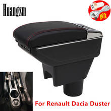 Armrest For Renault Dacia Duster Arm Rest Dual layer central Store content box USB Charging car-styling decoration Accessories 2024 - buy cheap