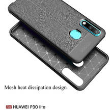 Litchi Leather Phone Case For Huawei P30 P20 Lite Pro P10 P9 P8 Lite Plus Nova 5i 5 Pro Nova 4 3i 3 Soft Tpu Phone Case Cover 2024 - buy cheap